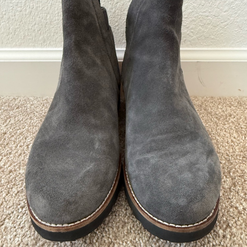 Blondo Gray Suede Women’s Boots Size 6.5